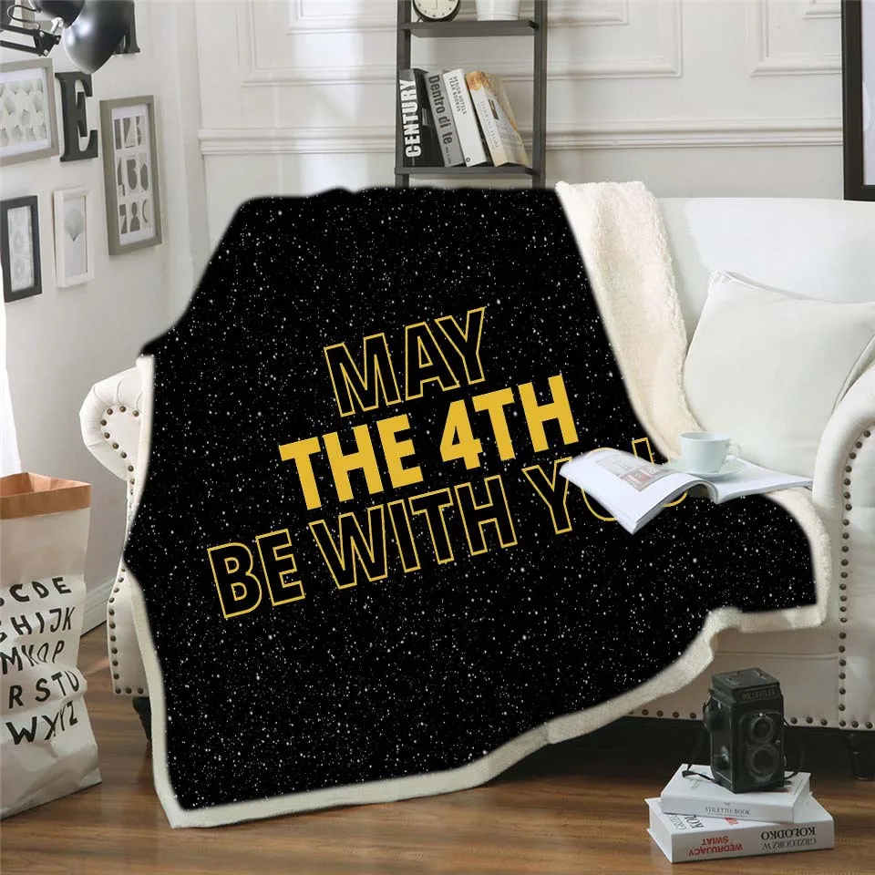 

Throw Blanket Widespread Name Design with Monochrome Artistic Letters Cursive Font Pattern Warm Fleece Blankets for Beds
