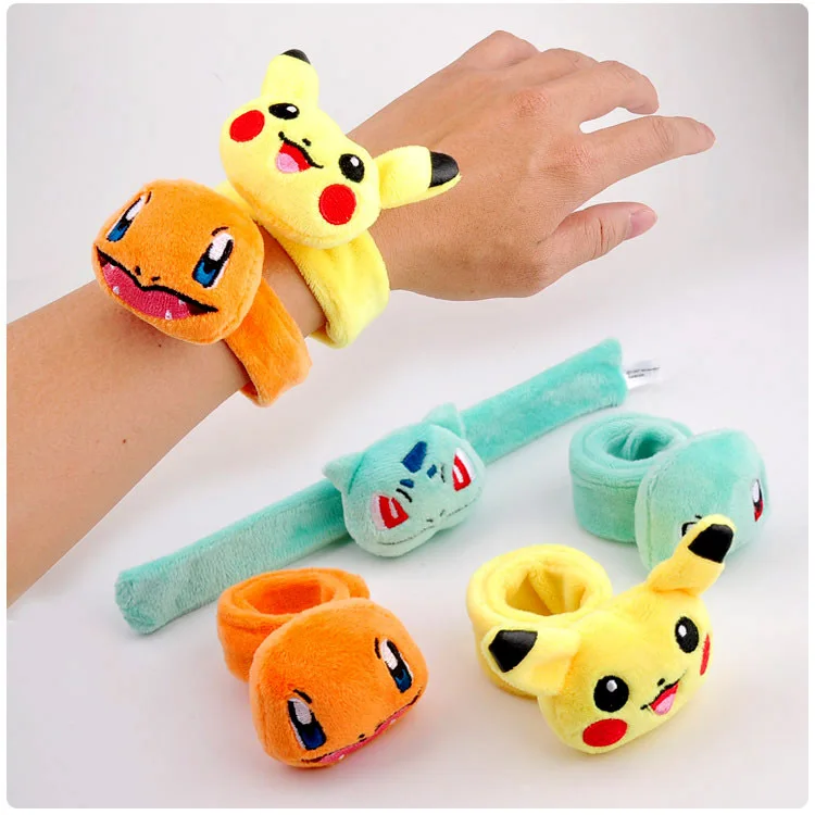 Fairies applauded Pikachu, Johnny turtle wool cloth with soft nap, wrist with dragon circle in same bracelet and customization