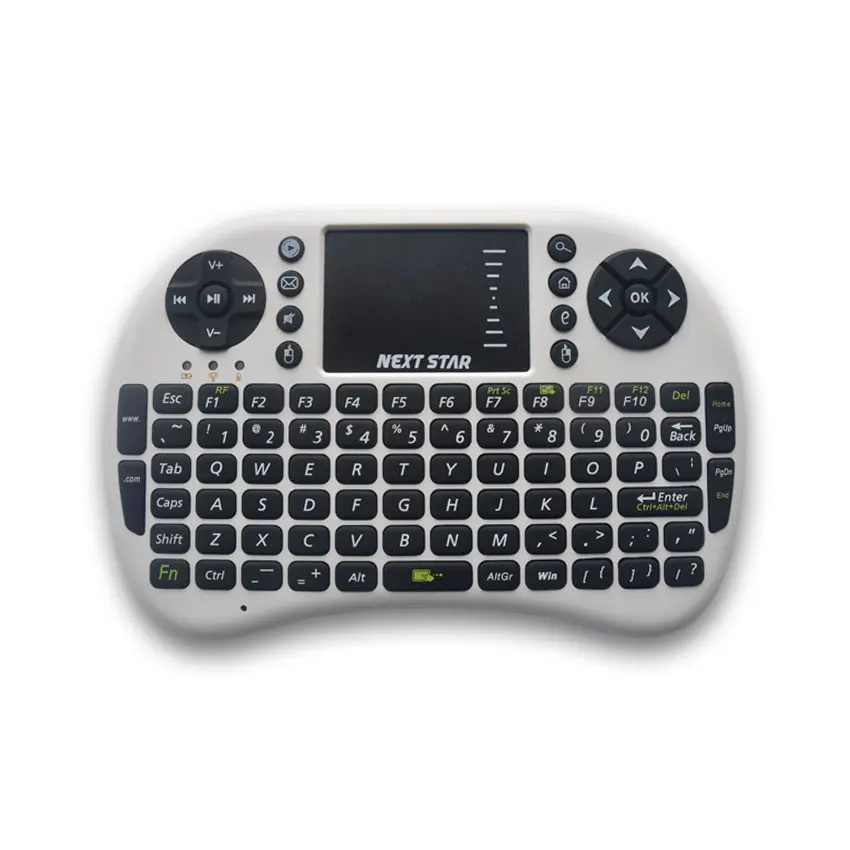 

6 Pieces 2.4G Air Mouse Mini Wireless Keyboard USB Gamepad English Version Hot Sale Mini Keyboard