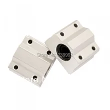 4 pces sc12uu scs12uu sc12 scs12 12 12mm bloco de almofada de rolamento linear com peças cnc