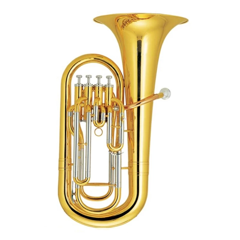 Buy 4 Pistons Euphonium Yellow brass horn Lacquer with