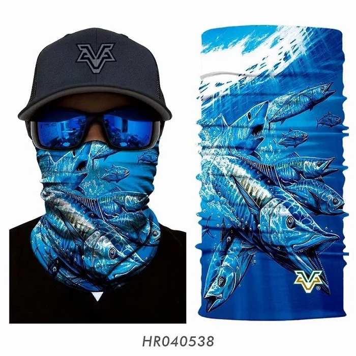 Рыболовный Шарф Солнцезащитный Быстросохнущий УФ-защита бандана Велосипедный спорт волшебный шарф походная маска для лица головная повязка на голову для мужчин - Цвет: HR040538