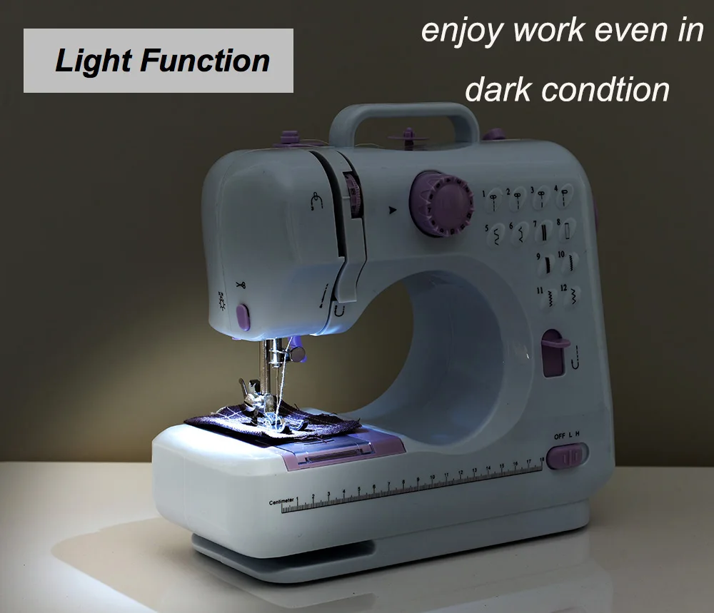sewing machine 12