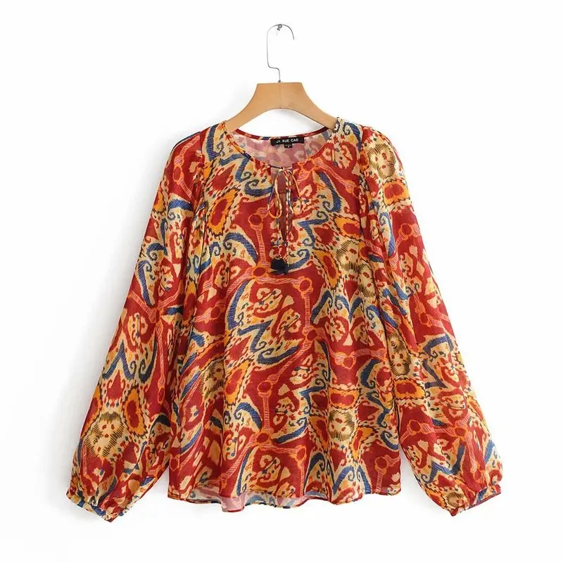

European and American fashion printed shirting JXC46-9052