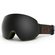 Мужские лыжные очки Зимние виды спорта Сноуборд очки с анти-туман УФ-защитой для женщин Молодежные снегоходы катание на лыжах маска