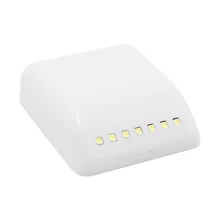 2 шт. светодиодный светильник под шкаф 7 светодиодный s датчик света шкаф настенный ночник лампа для дома гардероб, спальня шкаф для коридора