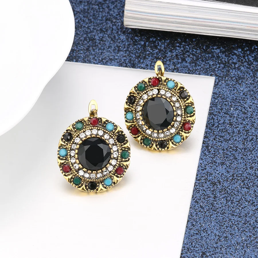 Кинели Горячая Boho Античное золото Цвет серьги для женщин в винтажном этническом