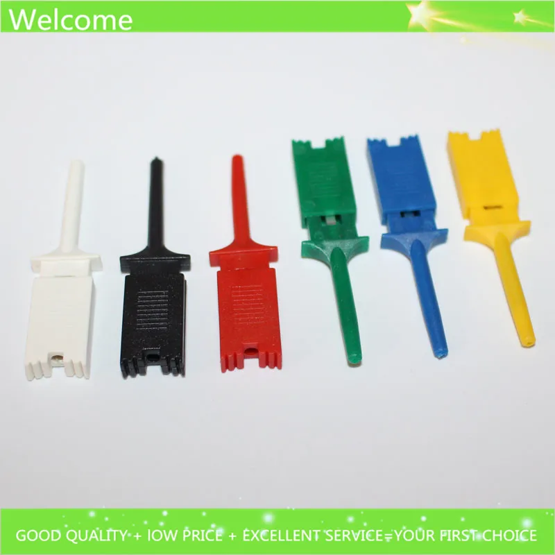 20pcs Test hook clip,Grabber SMD IC Test Probe Hook for Multimeter