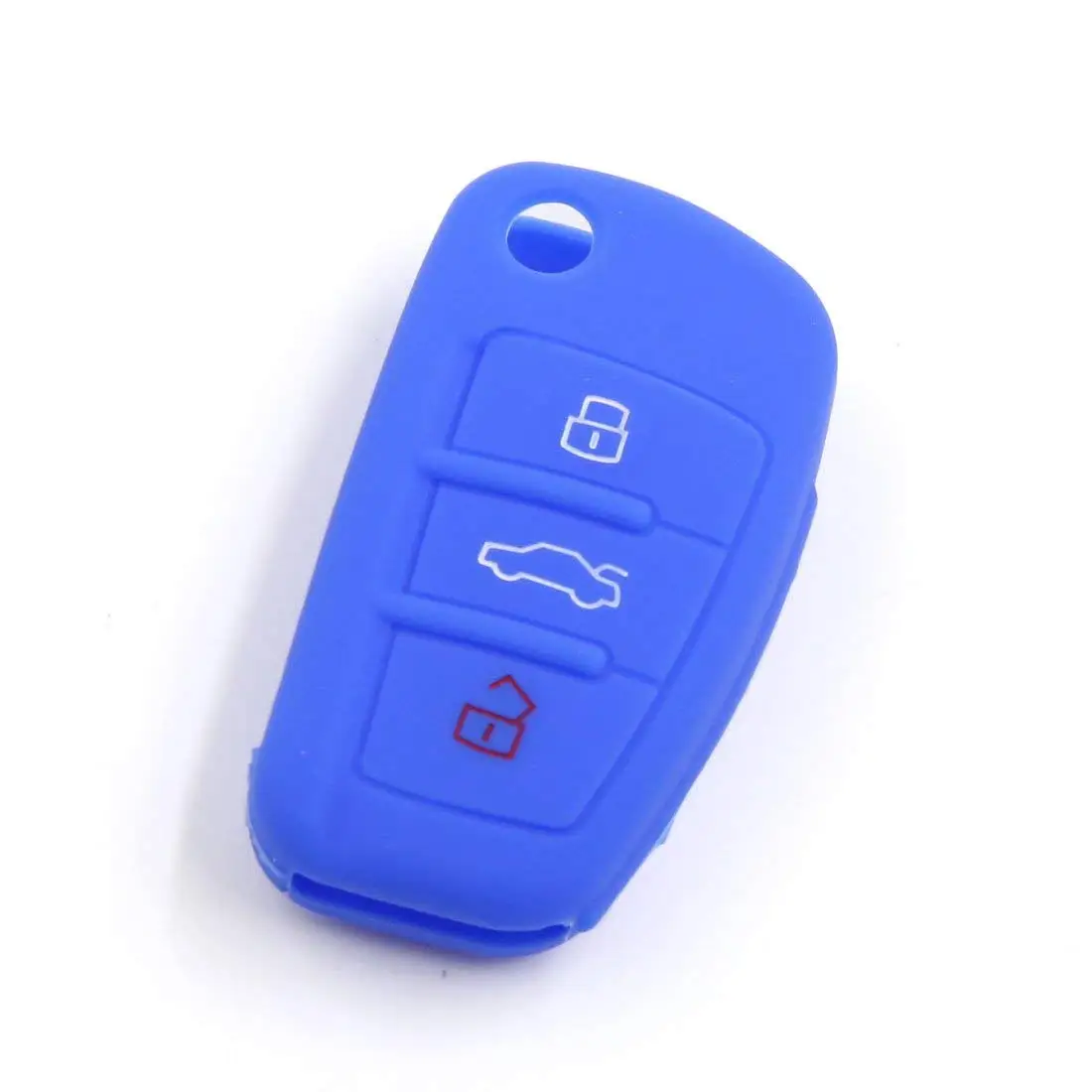 Uxcell темно-синий силиконовый Автомобильный Дистанционный флип-телефон для Audi A1 A3