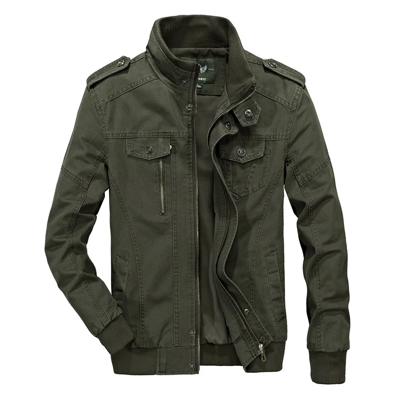 Men's Short jackets Loose Stand Casual Coat Men Autumn Outerwear Thin Rib Sleeved Jacket Male