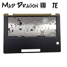 Бренд MAD DRAGON, ноутбук, тачпад, Упор для рук, крышка C оболочкой для Dell Latitude 5280 5290 E5280 E5290 с отверстием для отпечатков пальцев A174N5