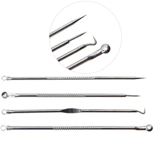 4 комплекта игла для лечения акне, черная головка, экстракторы для удаления прыщей, инструменты для удаления пятен, экстрактор для удаления черных точек, игла для удаления черных точек