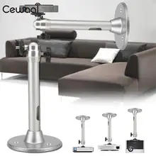 Cewaal Hanging Bracket Projector Mount Ceiling Stand Premium 360 Degree Rotation Aluminum Alloy Silver Holder Extendable