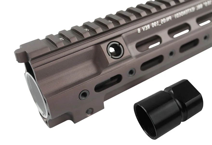 حار بيع 9.7 بوصة Picatinny السكك الحديدية نظام سوبر وحدات السكك الحديدية Handguard السكك الحديدية ل هونج كونج MR556 HK416 الادسنس