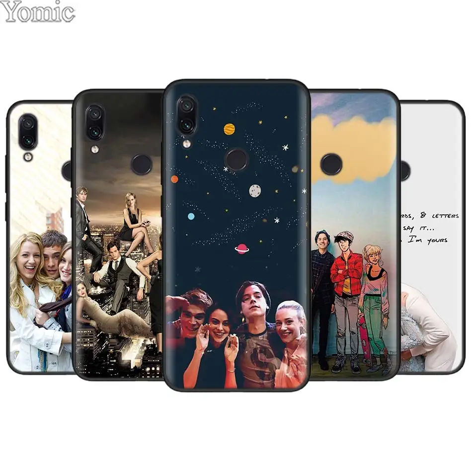 

Gossip Girl Blair Chuck Bass Soft Silicone Case Cover for Xiaomi Redmi 7 6 5 Note 7 5 6 Pro 4X 5A 6A S2 GO Poco F1 Black Case