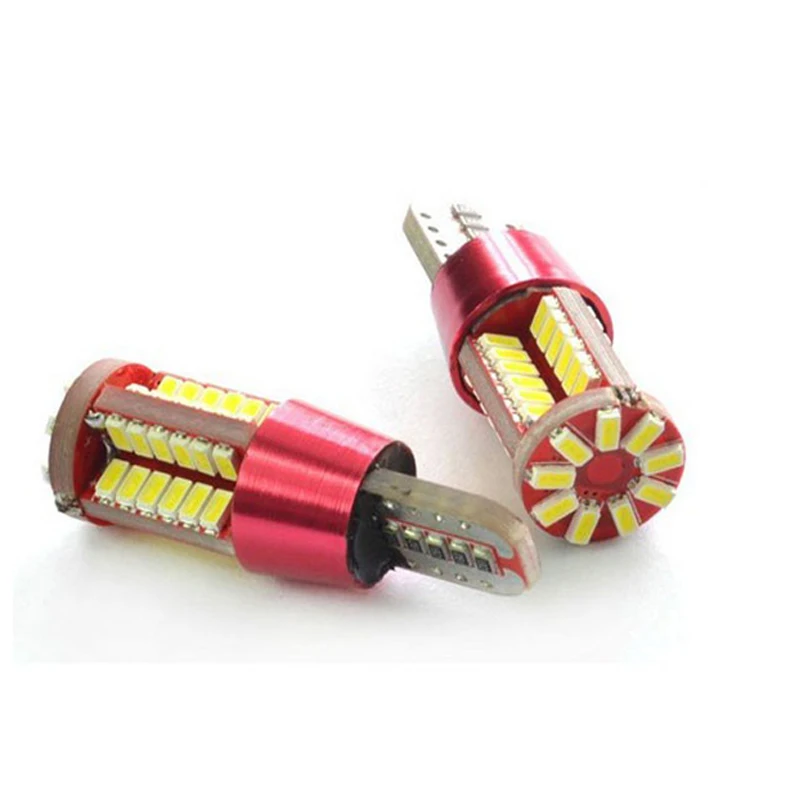 CARCHET 10 шт. супер яркий T10 светодиодный CANBUS без ошибок 4014 57 SMD авто клиновидный
