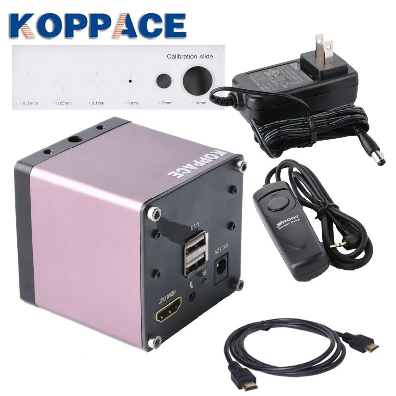 KOPPACE 2 MP HDMI Digital Industrial Microscope Camera measuringmicroscope Measurement Camera1080P  - 32904864041