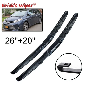 

Erick's Wiper Front Wiper Blades For Toyota Sienna XL30 2011 - 2016 2017 2018 Windshield Windscreen Front Window 26"+20"