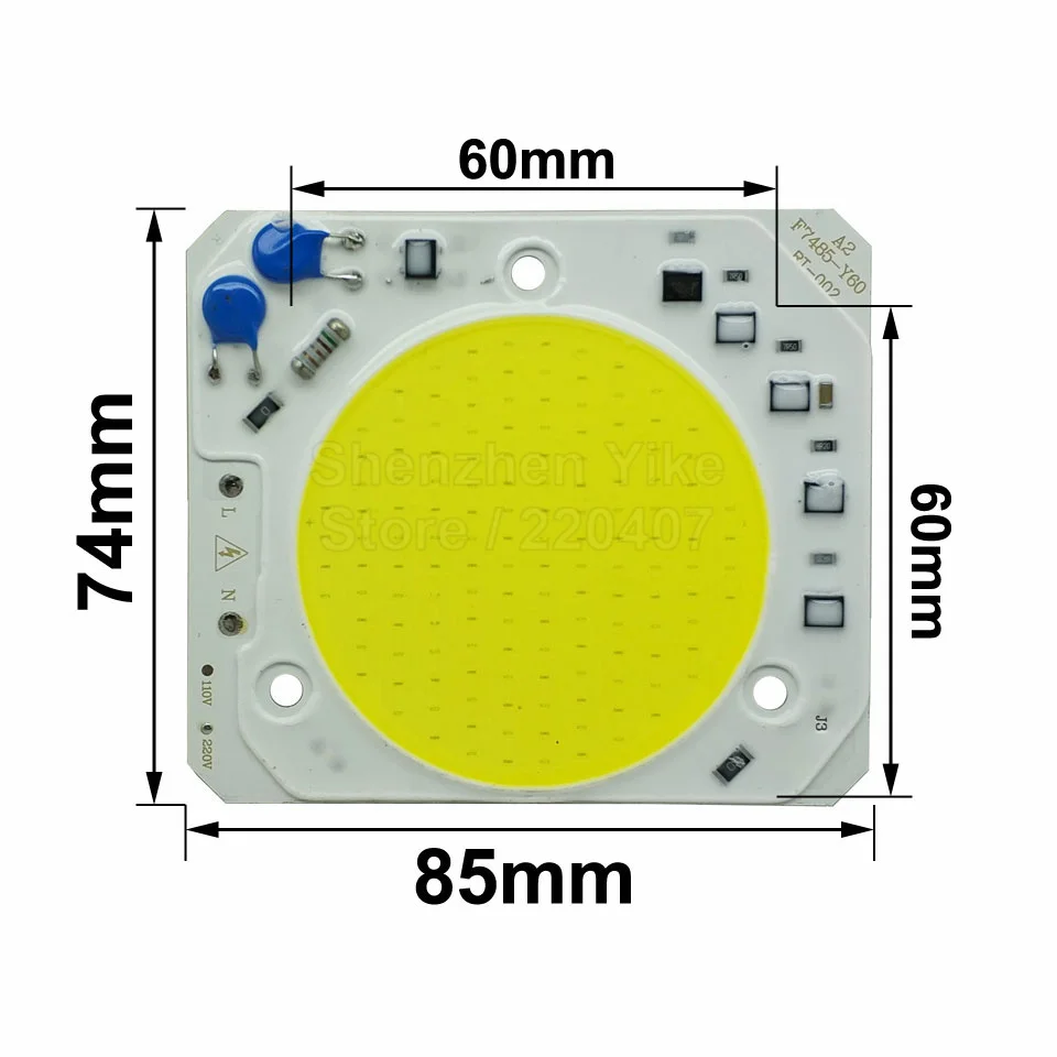 COB светодиодный чип лампы 30 Вт 40 Вт 50 Вт 100 Вт 150 Вт светодиодный Лампа COB 220 В Smart IC холодный теплый белый Светодиодный прожектор чип