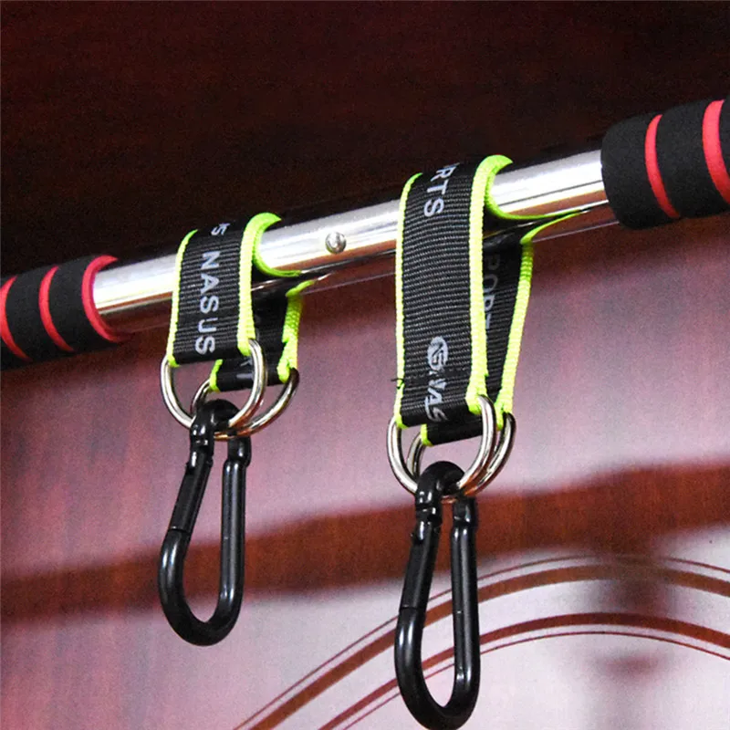 18/26cm Multifunction Ring Fitness Lanyard Hook Hanging Belt Sandbag Pullup Rope Fitness Strength Training Equipment Accessories