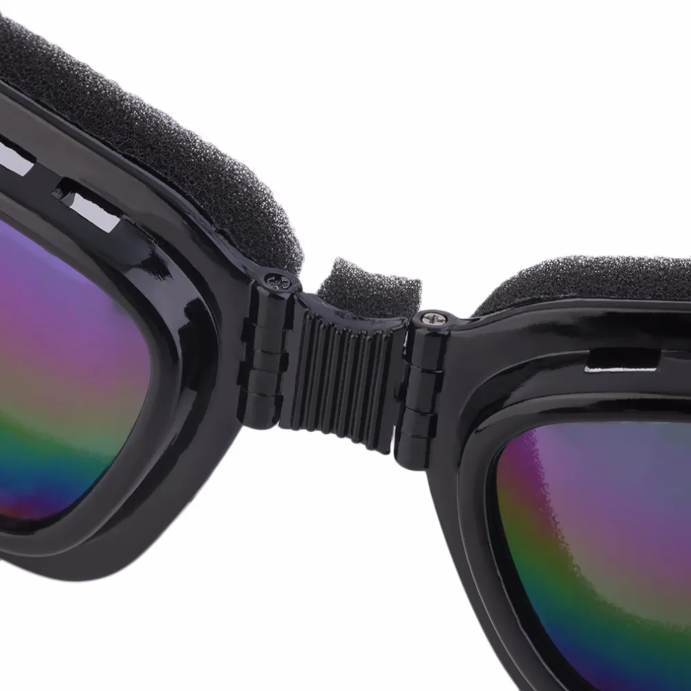 Защитные очки унисекс, складные, цветные, с антибликовым покрытием, поляризационные, ветрозащитные очки, анти-туман, защита от солнца, регулируемый ремешок, очки