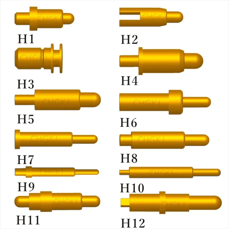 

Large current test probe antenna thimble pogopin connector elastic pin electrode spring needle probe set