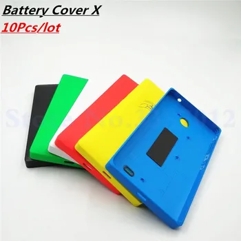 

10Pcs/lot Original Style Back Cover For Lumia X 1045 RM 980 Battery Cover Housing Door For Nokia X 1045 RB 980 With Side Button