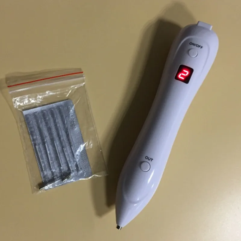 

Mole Remove Pen Useful Portable Tattoo Spot Removal Machine Health Freckle Reduce Tool LCD Display House Beauty Care