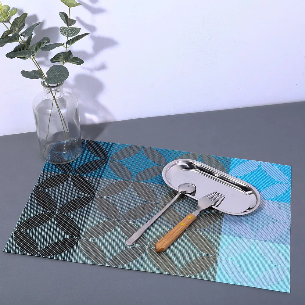 Модный шаблон Placemat совместимый Crossweave изоляция моющийся коврик для стола домашняя кухня отель Бизнес Офис декоративный коврик