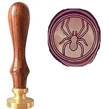 Mdlg Винтаж Прохладный паук Человек-паук индивидуальный логотип свадебные приглашения Воск уплотнительное Stamp Set Комплект(штамп только