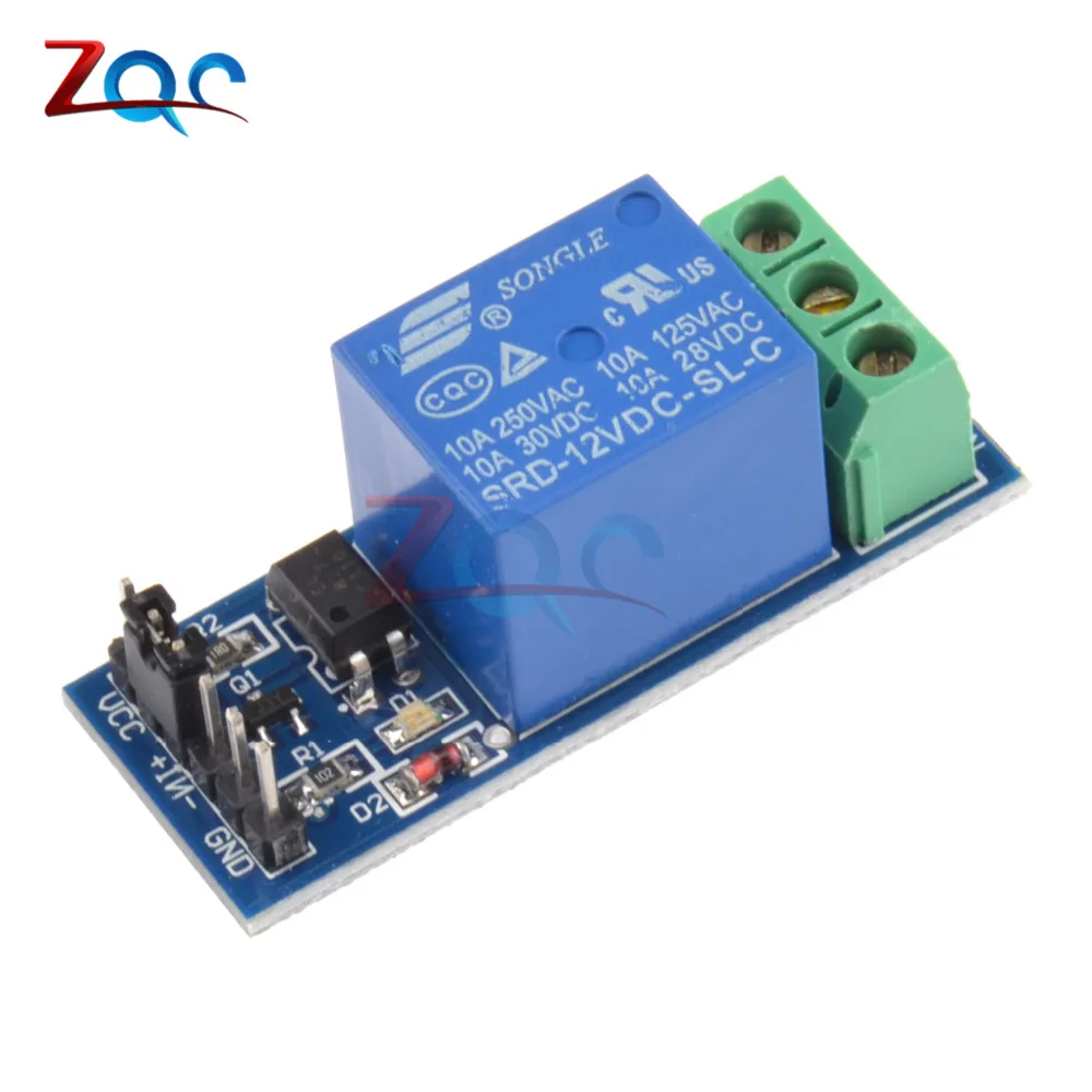DC 12V 1 Channel Relay Module Optocouple Board Shield For Arduino PIC AVR DSP ARM MCU