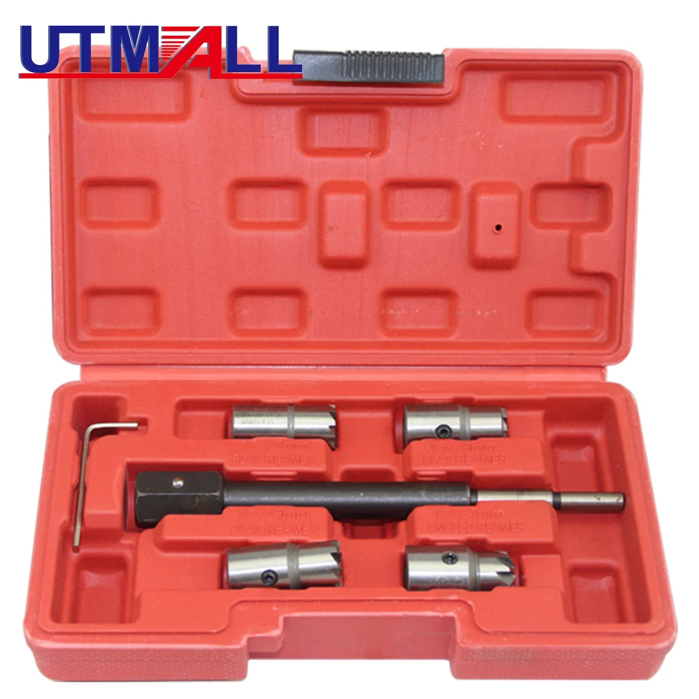 Buy 5PCS Diesel Injector Seat Cutter Tool Set Cleaner