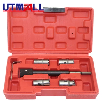 

5PCS Diesel Injector Seat Cutter Tool Set Cleaner Carbon Cutting Tool Kit
