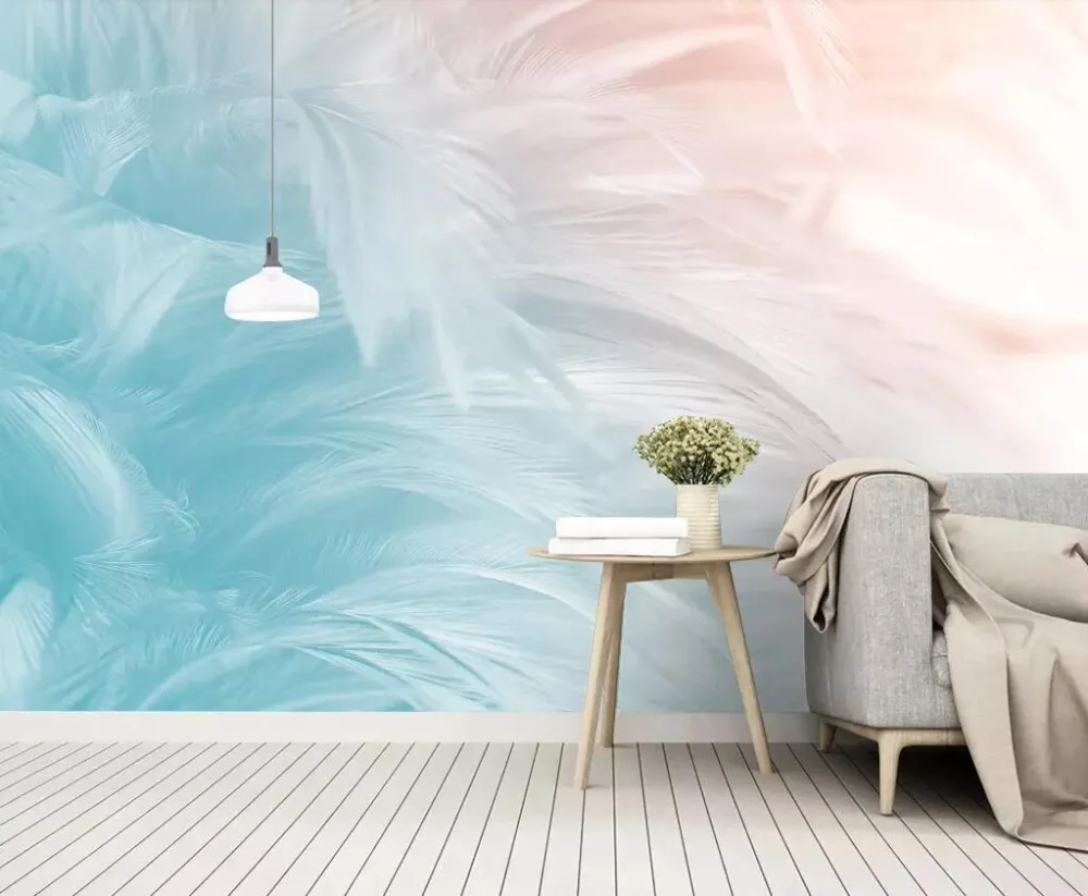 Material auto-adesivo tamanho personalizado papel de parede