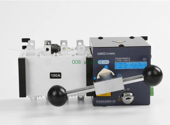 

SQ5-100 automatic / manual switch switch, PC level double power switch combination 100A