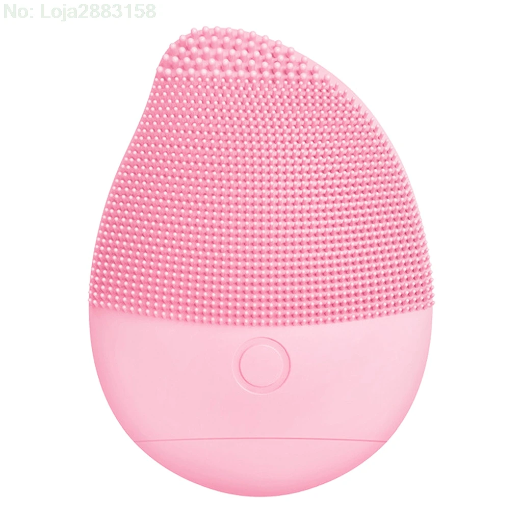 

Lovely Shapes Silicone Electric Facial Cleansing Brush Face Washing Machine Ultrasonic Vibration Cleanser