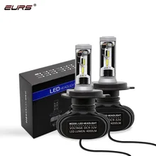 EURS 2pcs hot sale headlight kit H1 9012 9004 H16 H27 H3 H4 H11 H7 CSP