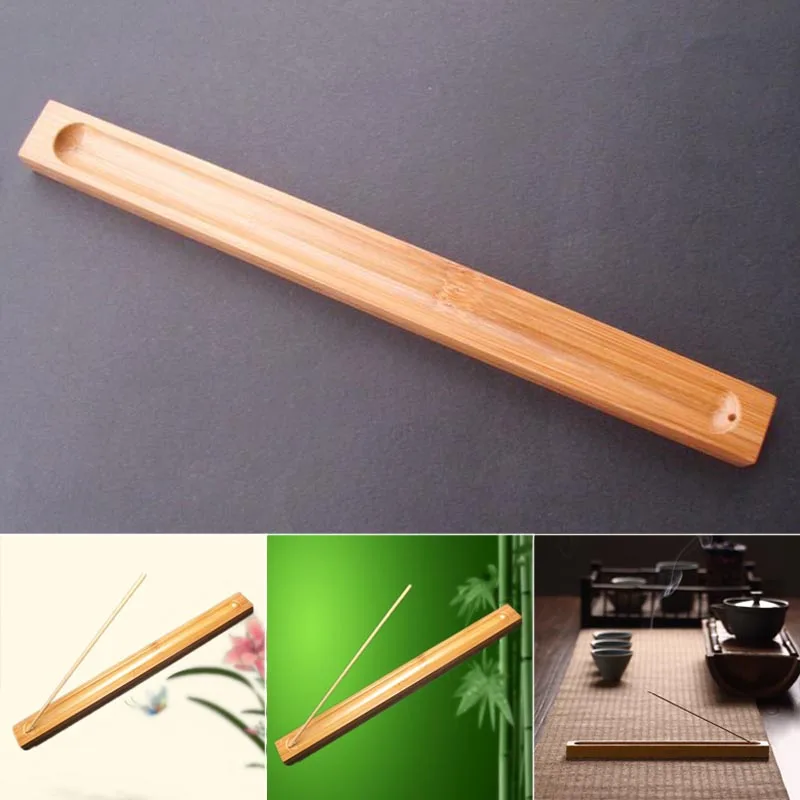 

Bamboo Material Stick Incense Plate Holder Fragrant Ware Stick Incense Holder XH8Z FE15