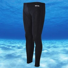 Профессиональные плавки, длинные штаны для мужчин, Быстросохнущий костюм для плавания, пляжный серфинг, Ныряние, защита от сыпи