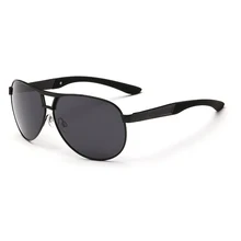 2017 fashion design TAC Polarized alloy frame Men Sunglasses Fashion Frame Brand Designer Retro Sun Glasses men Eyewear