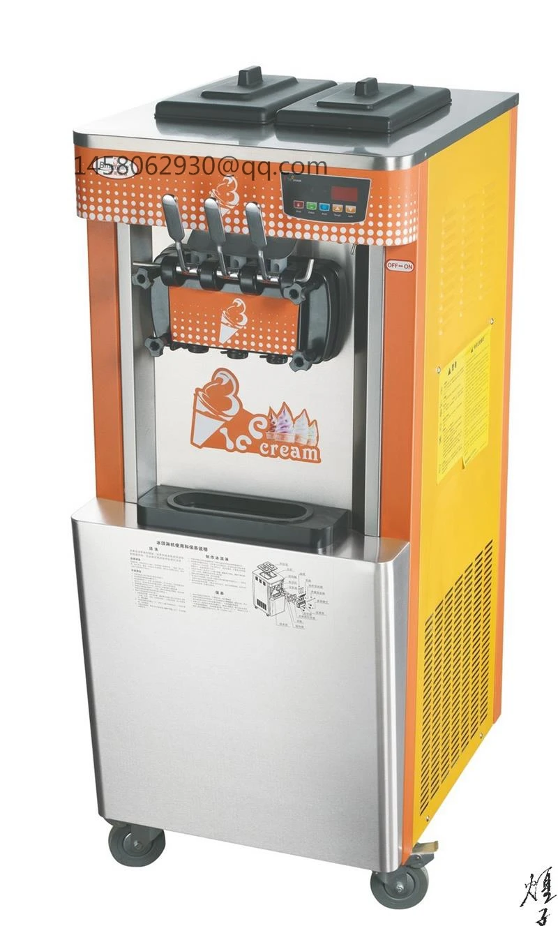 

rainbow soft ice cream machine with three flavors Soft Serve Ice Cream Machine Carpigiani soft ice cream machine