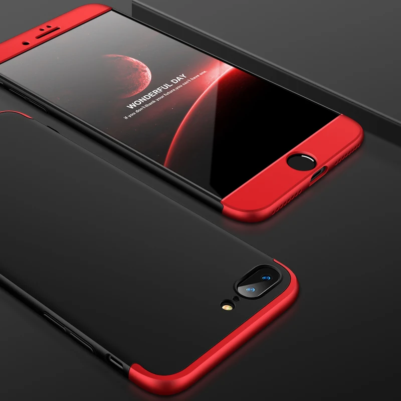 For Coque iPhone 8Plus Case 6plus iPhone 6s Cover 360 Full