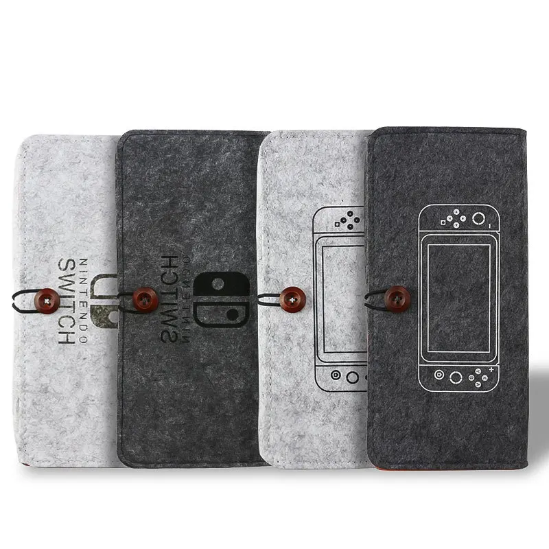 

Dabruyne Portable Bag for Nintendo Switch Console Pika Case Durable Carrying Case for Nintendo NS Switch Game Console Felt bag