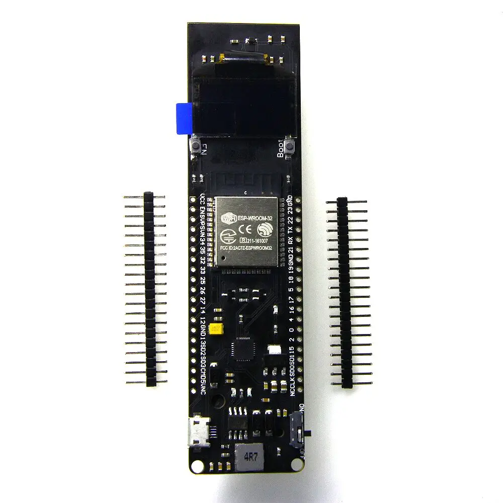 

TTGO ESP-32 ESP32 OLED WiFi & Bluetooth Battery ESP32 Rev1 0.96 inch OLED development tool