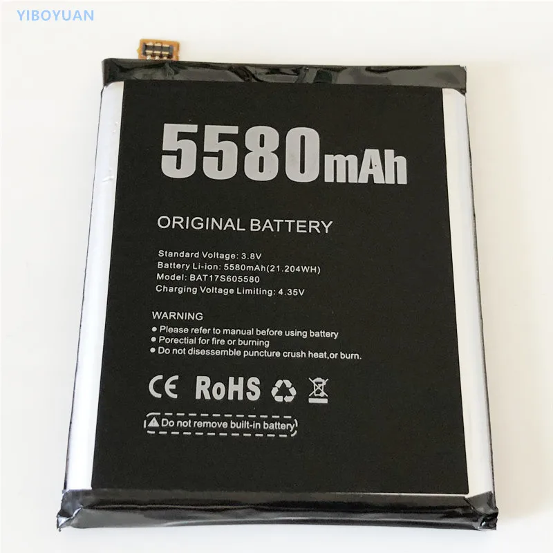 

3.8V 5580mAh BAT17S605580 For DOOGEE S60 S60Lite Battery