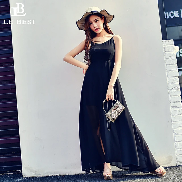 Best Offers LEBESI 2018 New Arrival Women's Beach Cover-Ups Plus Size Black Color Long Dress Halter Top Swimwear Backless Bikini Cover Up Best Offers LEBESI 2018 New Arrival Women's Beach Cover-Ups Plus Size Black Color Long Dress Halter Top Swimwear Backless Bikini Cover Up