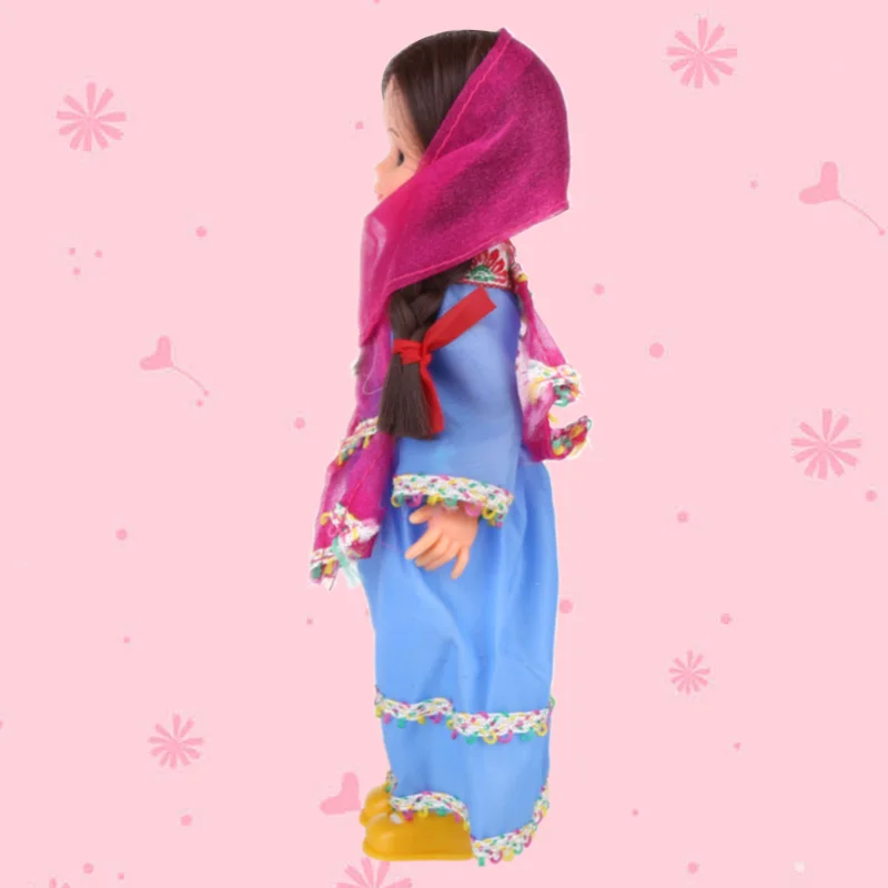 Новые Этнические куклы, индийская Женская одежда, детские Этнические куклы, популярный детский подарок, 7,5 дюймов, Мини-куклы, международные детские игрушки 1003-003 - Цвет: Синий