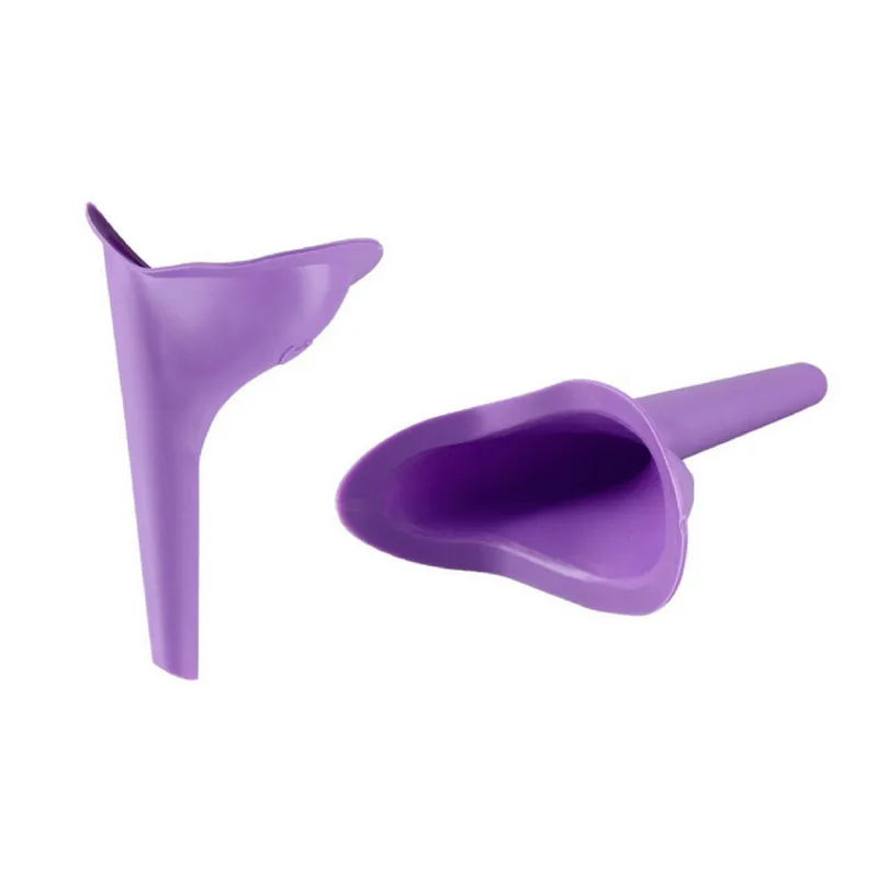 

New Design Women Urinal Outdoor Travel Camping Portable Female Urinal Soft Silicone Urination Device Stand Up & Pee