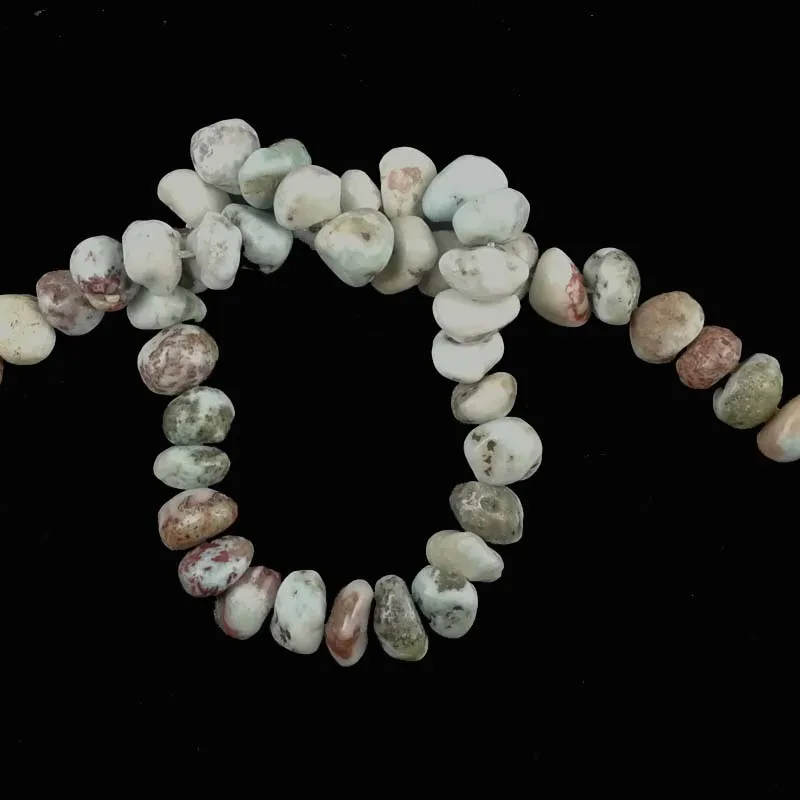 1 нить 11x10x7-13x11x8mm Larimar произвольной формы незакреплённые бусины 15,5 дюймов 2019311CJ023