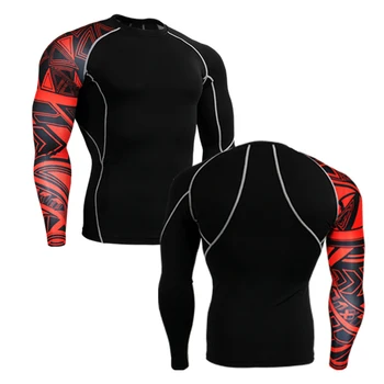 

brand t shirts for running men new jogging tops tees t shirt jogger long sleeve clothes spring autumn clothing size s-4xl